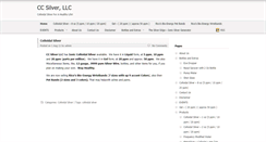 Desktop Screenshot of ccsilverllc.com