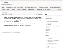 Tablet Screenshot of ccsilverllc.com
